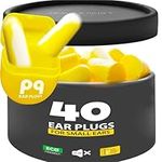 PQ Small Ear Plugs for Sleeping - 40 Soft Earplugs for Small Ear Canals, Ear Plugs for Sleeping Noise Cancelling Level 32 dB, Earplugs Sound Blocking Sleeping, Earplugs Sleep for Women and Men