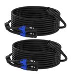 ZTOXLR XLR Splitter Y Cable 2 Female to 1 Male, Microphone XLR Breakout Cable Balanced Left and Right Dual Female to Single Male, for Mixer/Speaker/MIC, 3.3FT-2Pack