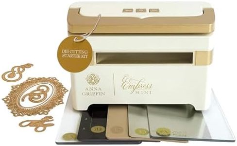 Anna Griffin Empress Electric Die Cutting and Embossing Machine for Card Making - Complete Plate System, Cutting Dies and Embossing Folders - 7.5 x 4 x 4.5 inches