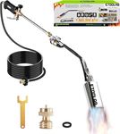 ETOOLAB Propane Torch Weed Burner - 1,800,000 BTU High Output Weed Torch with 9.8FT Hose and Self Igniter for Weeding,Flame Burner, Roof Asphalt, Melting Ice Snow,Road Paint Removing