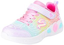 Skechers Unisex Kids Girls Trainers, Multi Mesh, 9 UK