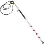 VEVOR Telescoping Pressure Washer Wand, 20 ft 5-Section Length Adjustable, Max. 4000 PSI Pressure, Fit for 3/8'' Quick Connection with Extension Wand, 5 Spray Nozzles, Belt, for Roof, Fence, Gutter