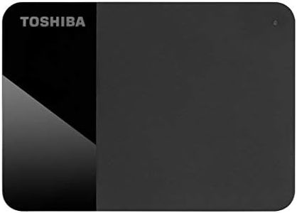 TOSHIBA Canvio Ready 1TB Portable External HDD - USB3.0 for PC Laptop Windows and Mac, 3 years warranty, External Hard Drive - Black