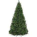 Best Choice Products 9ft Premium Spruce Hinged Artificial Christmas Tree w/Easy Assembly, Foldable Stand - Green