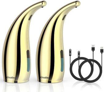 Greatmay Automatic Soap Dispenser Touchless Rechargeable 10 oz 2 Pack