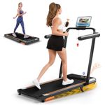 Flamaker Home Treadmill 3 in 1 with Incline, 2.5HP Wide Area Running, with Foldable Handle, Under Desk Walking Pad, LED Display&APP Remote, Bluetooth Speaker, Double Shock Absorption, 12 km/h