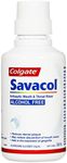 Colgate Savacol Antiseptic Mouth and Throat Rinse Mouthwash, 300mL, Alcohol Free