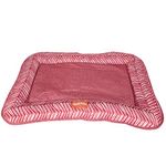 emily pets Dog Bed Movable Winter Warm cat and Dog Blanket Dog House Small pet Bed for Cats and Dogs (Color: Red, Large)