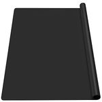 Oversize Silicone Mat for Crafts, Gartful 27.6" x 19.7" Silicone Craft Sheet Jewelry Casting Mold, Countertop Mat, Counter Table Protector, Multipurpose Mat, Placemat, Black