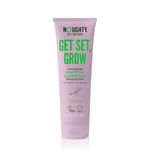 Noughty 97% Natural Get Set Grow Hair Thickening Shampoo to Optimise Scalp Health, Stimulate Roots and Promote Hair Growth, with Organic Garden Pea Sprouts and Green Robusta Coffee Beans, 250ml