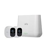 Netgear Arlo Pro 2 Home Security Camera System (2 Pack) with Siren, Wireless, Rechargeable