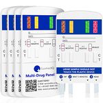 5X LuxmedIQ Professional 8-in-1 Rapid Drug Test Dip Cards - Urine Drug Tests Kit for Cocaine, Ecstacy, Cannabis, Speed, Opiates, Methamphetamine, Methadone & Benzodiazepines - Nearly 100% Accuracy