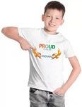 Republic/Independence Day Kids Tshirt (11-12 Years) White