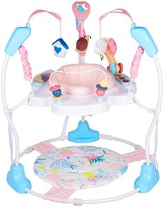 Furmubei Baby Activity Center, 3-in-1 Baby Jumper, Infant Activity Center with 360° Rotating Seat, Music, Lights, 3 Adjustable Heights, Infant Activity Jumper for 6+ Months JP2402
