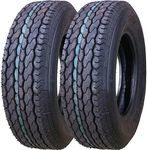 WANDA Set 2 Free Country Trailer Tires ST 205/75D15 Deep Tread- 11021