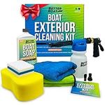 Ultimate Boat Cleaning Kit Boat Wash Soap & Foam Gun Cleaner Sponge Boat Cleaner Products & Microfiber Cloths Pontoon Boat Accessories Marine Boating Gifts for Men & Women Fishing Bass & RV Supplies