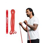 Boldfit Heavy Resistance Band for Workout & Exercise Pull Up, Stretching & Toning Bands for Men & Women Resistance Band Set for Home & Gym Workouts (Red, 7–15 Kg)