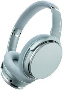 Srhythm NC25 Hybrid Noise Cancelling Headphones Over Ear, Wireless Bluetooth 5.3, 50H Playtime, Low Latency, Transparency Mode
