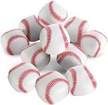 Mini Soft Foam Baseball Stress Balls - (pack Of 24 Bulk) - 2" Squeeze Stress Relief Toy Adults & Kids Sports Ball Toys Themed Baseball Goodie Bags Favors, Baseball Party Favors For Gifts & Decorations