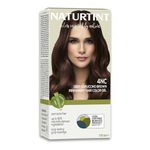 Naturtint Permanent Hair Colour 4NC Deep Cappuccino Brown 170 ml | 92% Natural Ingredients | 100% Grey Coverage Long Lasting Hair Colour | USDA Certified | Ammonia Free Vegan Hair Color Gel