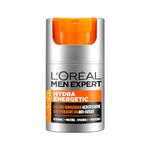 L’Oréal Paris Men Expert Anti-fatigue Daily Moisturiser for Men 50ml, Hydra Energetic Moisturiser With Vitamin C*, for Tired, Dull, and Dry Skin