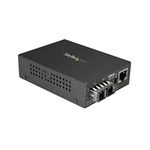 StarTech.com Multimode (MM) SC Fiber Media Converter for 10/100/1000 Network - 550m Range - Gigabit Ethernet - 850nm - Full Duplex (MCMGBSCMM055)