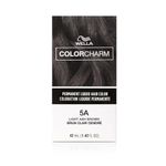 COLORCHARM Permanent Liquid Hair Color for Gray Coverage| 5A Light Ash Brown | 1.4 Fl oz.