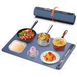 iTRUSOU Electric Warming Tray - Whole-Surface Heating, Rollable & Portable, Premium Nano-Material, 3 Temperature Settings, Auto Shut-Off - Ideal for Gatherings, Parties, and Everyday Use