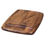 Ironwood Gourmet Acacia Wood Cutting Board with Juice Channel, Kansas City Carving Board, 22" x 15"