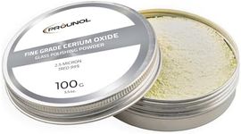 Prounol Cerium Oxide 100g – Fine Grade Glass Polishing Solution Powder – TREO 99% - 2.5 microns