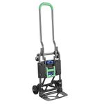 COSCO Shifter 300-Pound Capacity Multi-Position Folding Hand Truck and Cart, Green