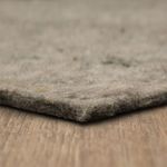 Mohawk Home 32oz Unback Rug Pad Utility Solid Gray 9' x 12' Rug Pad Perfect for Kitchen, Living Room, Kid's Room