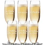 Etched Champagne Glasses