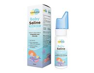 Nasobuddy Baby Saline Nasal Spray All natural saline solution helps clear baby's congested nose naturally (70ml)