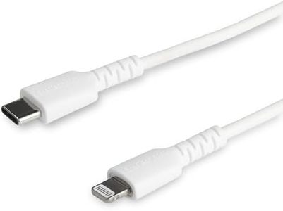 StarTech.com RUSBCLTMM2MW USB C to Lightning Cable, 2 Meter, White