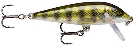 Rapala X-Rap CountDown Lure with Two No. 6 Hooks, 0.9-1.5 m Swimming Depth, 7 cm Size, Live Perch