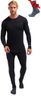 Merino.tech Merino Wool Base Layer Mens Set - Heavyweight, Midweight, Lite Merino Wool Thermal Underwear For Men Top, Bottom (X-Large, 250 Charcoal Grey)