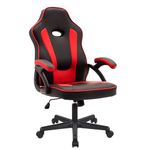 Play haha.Gaming chair Office chair Swivel chair Computer chair Work chair Desk chair Ergonomic Chair Racing chair Leather chair PC gaming chair (Red)