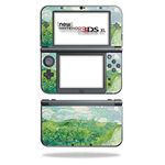 MightySkins Skin Compatible with Nintendo New 3DS XL (2015) - Green Wheat Fields | Protective, Durable, and Unique Vinyl Decal wrap Cover | Easy to Apply, Remove, and Change Styles | Made in The USA