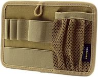 LIVANZ Tactical Bag Insert Panel Organizer, Utility Admin Panel Hook and Loop Modular Organizer with Hook Fasteners for Packs Backpack or Messenger Bags