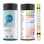 ISTOVO 100PCS 16 in 1 Water Test Kits Drinking Water Testing Strips Tap and Well Water Test Strip & Testing for PH,Lead,Chlorine