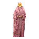 Belladona islamic prayer dress -pink star print