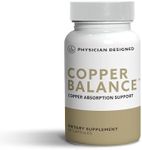 PD VARS Physician Designed Copper Balance Supplement - Fibromyalgia Support, Reduced Nerve Pain, Fibro Fog, 9 Essential Immune Boosting Vitamins, 60 Capsules