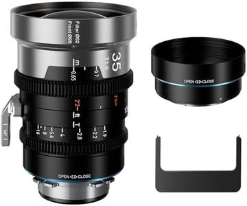 SIRUI IronStar T1.9 1.5X Anamorphic Cine Lens, 35mm Manual Focus Cinema Lens with Native PL Mount, Interchangeable EF Mount, Blue Flare