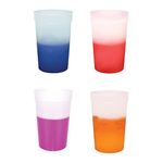 22oz. Color Changing Stadium Cups, Durable plastic. BPA Free, Top shelf dishwasher safe, Ideal for outdoor events – Set of 12 (Frosted Assorted) (Colors may vary)