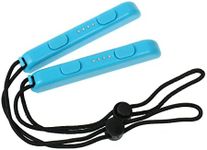 2PC for Nintendo Switch Game for Joy-Con Gamepad Handle Lock Wrist Strap Lanyard (Blue)