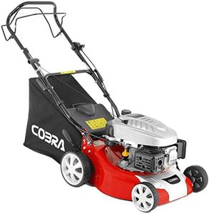COBRA M40SPC 40cm (16in) Petrol Lawnmower, self propelled drive powered by a DG450