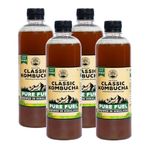 Peepal Farm Handcrafted Classic Kombucha | Pack of 4 (500ml Each) | Contains B12 Naturally