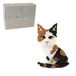 Larcele 4848 Pieces Calico Cat Red Tabby Micro Building Blocks Animal Mini Building Toy Bricks KLJM-02 (Model 2842)