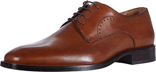 Johnston & Murphy Sanborn Plain Toe Tan 9 D (M)